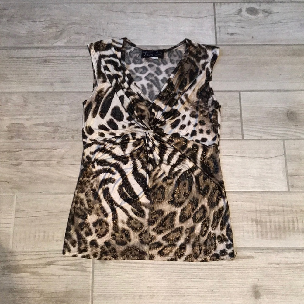 ⬇️TANIA D ANIMAL PRINT TOP - SMALL
